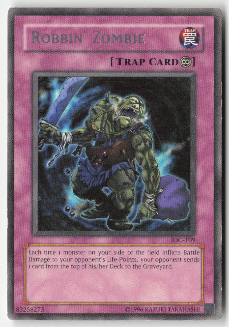 Robbin' Zombie IOC-109 Unlimited Rare Moderately Played