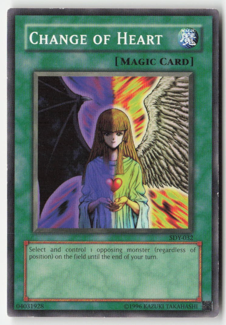 Change of Heart SDY-032 Unlimited Common Moderately Played, Front