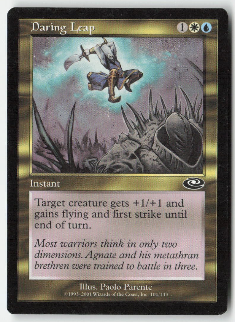 Daring Leap PLS 101 Common Moderately Played, Front