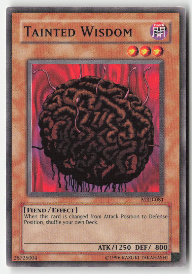 Tainted Wisdom MRD-081 Unlimited Common Moderately Played