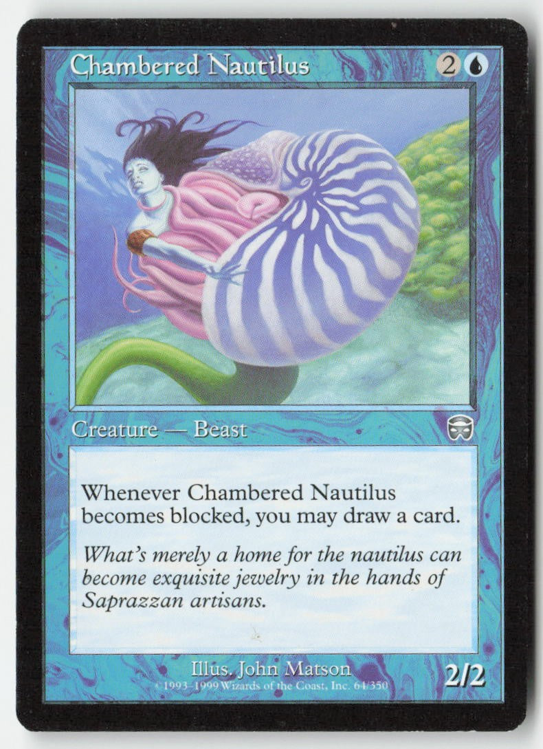 Chambered Nautilus MMQ 64 Uncommon Moderately Played