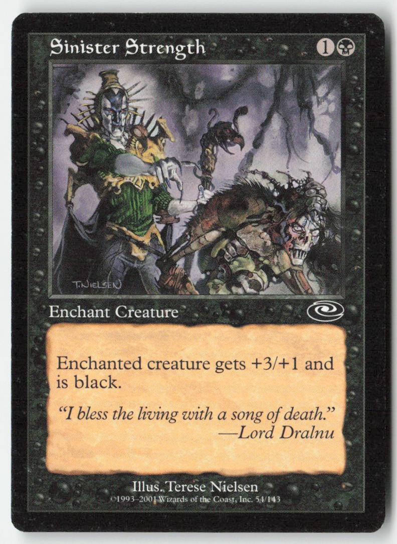 Sinister Strength PLS 54 Common Moderately Played