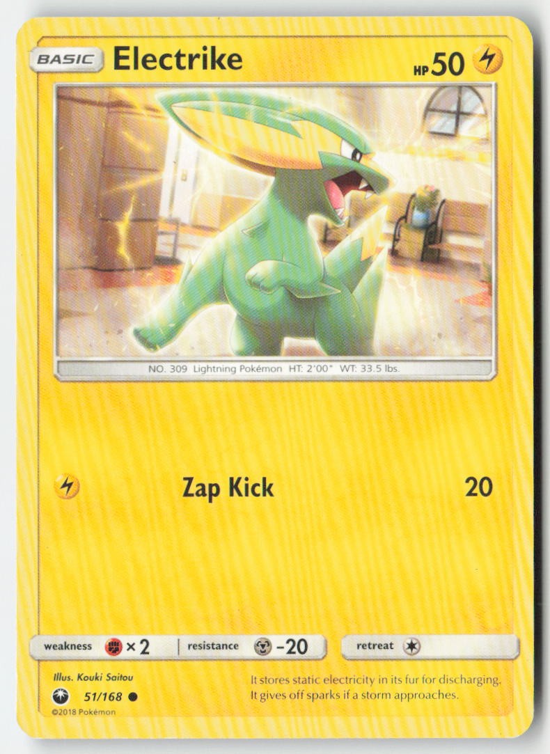 Electrike 51/168 Regular Celestial Storm Moderately Played