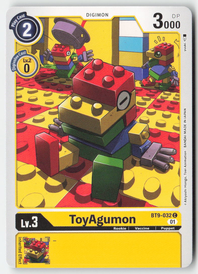 ToyAgumon BT9-032 Normal Common Near Mint