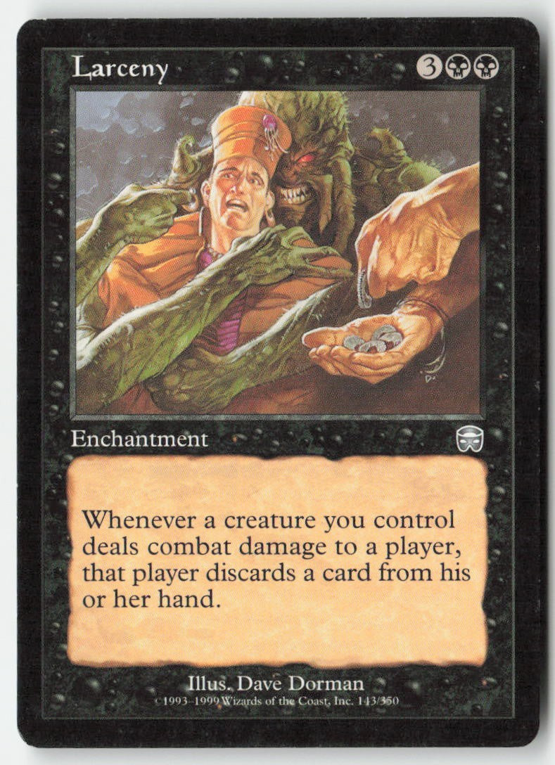 Larceny MMQ 143 Uncommon Moderately Played