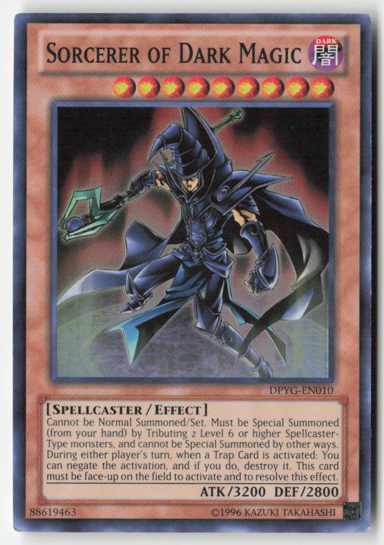 Sorcerer of Dark Magic DPYG-EN010 Unlimited Super Rare Moderately Played