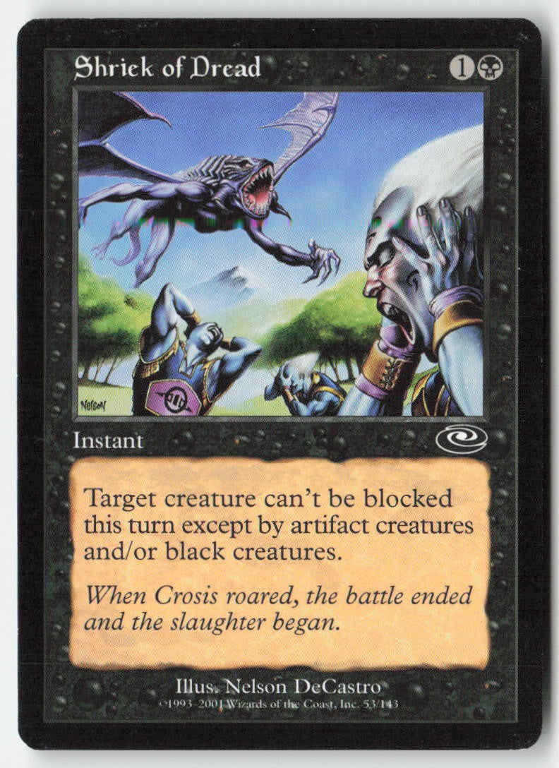 Shriek of Dread PLS 53 Common Moderately Played