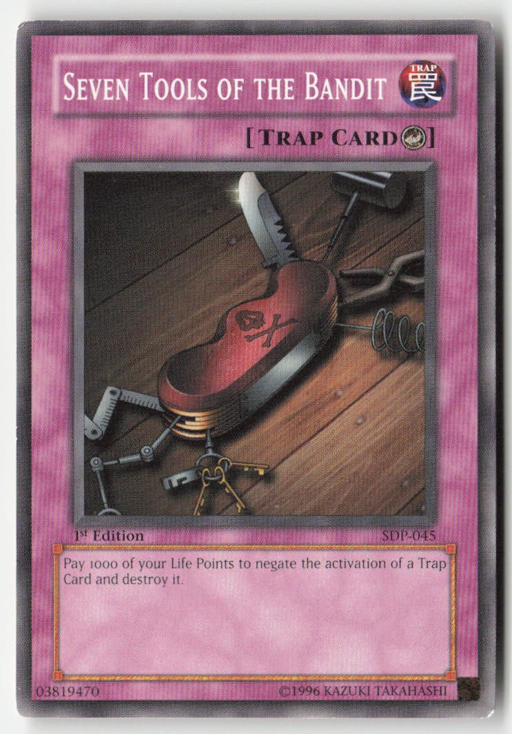 Seven Tools of the Bandit SDP-045 1st Edition Common Moderately Played