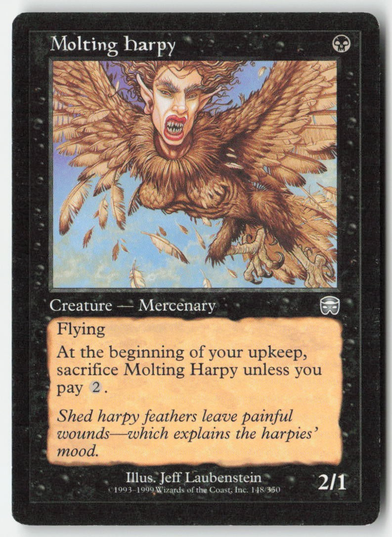 Molting Harpy MMQ 148 Uncommon Moderately Played, Front