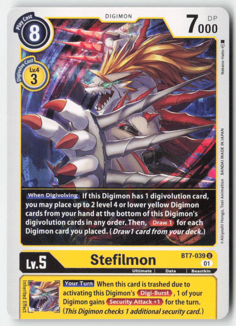 Stefilmon BT7-039 Normal Uncommon Near Mint