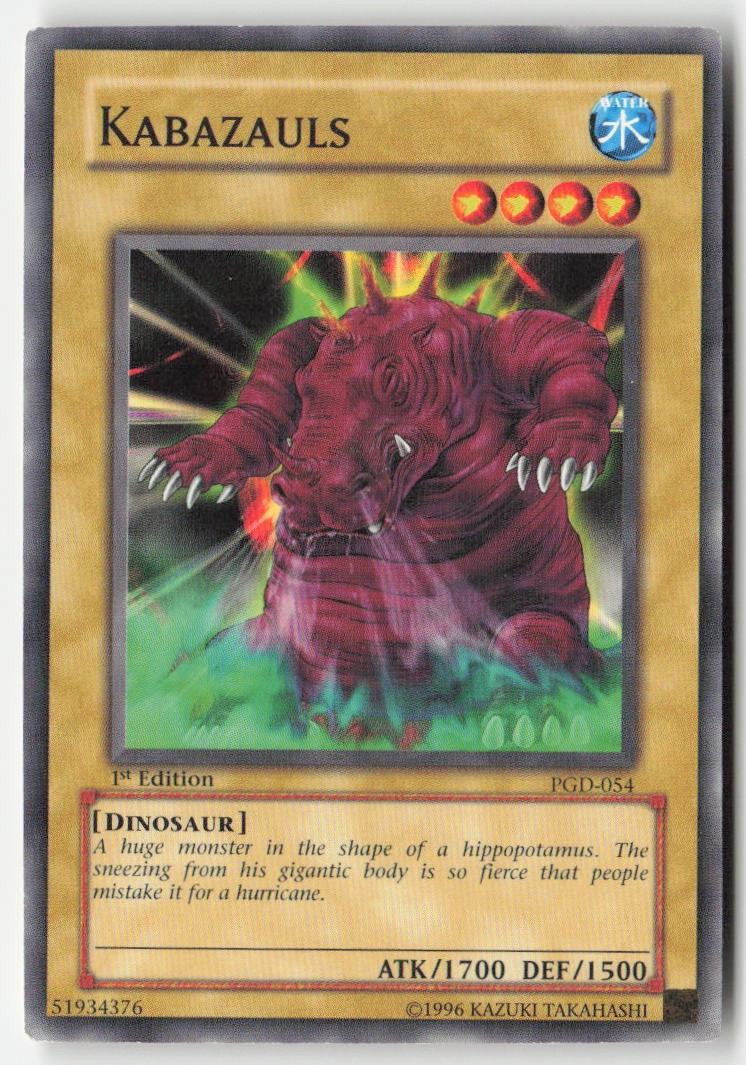 Kabazauls PGD-054 1st Edition Common Moderately Played, Front
