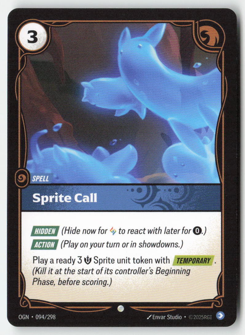 Sprite Call #094/298 - Origins - Riftbound - Common - Lightly Played