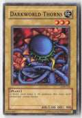 Darkworld Thorns LOB-114 Unlimited Common Moderately Played