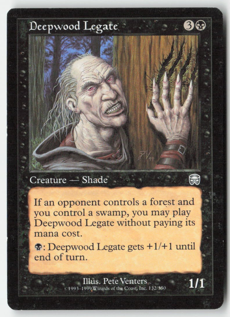 Deepwood Legate MMQ 132 Uncommon Moderately Played, Front