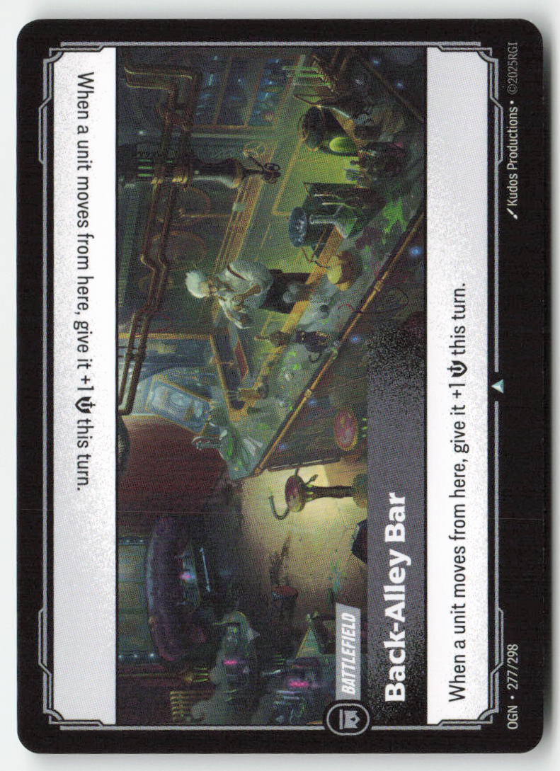 Back-Alley Bar #277/298 - Origins - Riftbound - Uncommon - Lightly Played
