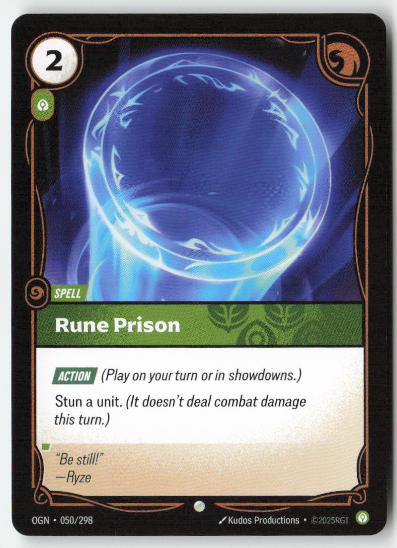 Rune Prison #050/298 - Origins - Riftbound - Common - Lightly Played