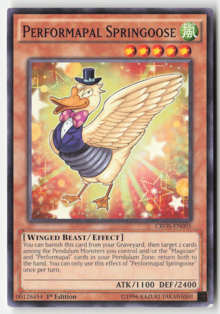 Performapal Springoose CROS-EN005 1st Edition Common Moderately Played