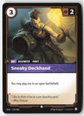 Sneaky Deckhand #176/298 - Origins - Riftbound - Common - Lightly Played