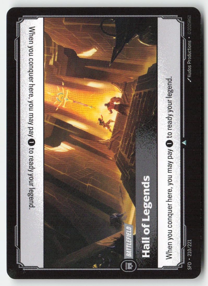 Hall of Legends #210/221 - Spiritforged - Riftbound - Uncommon - Lightly Played
