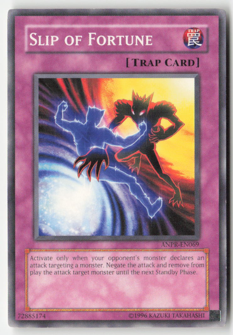 Slip of Fortune ANPR-EN069 Unlimited Common Moderately Played, Front