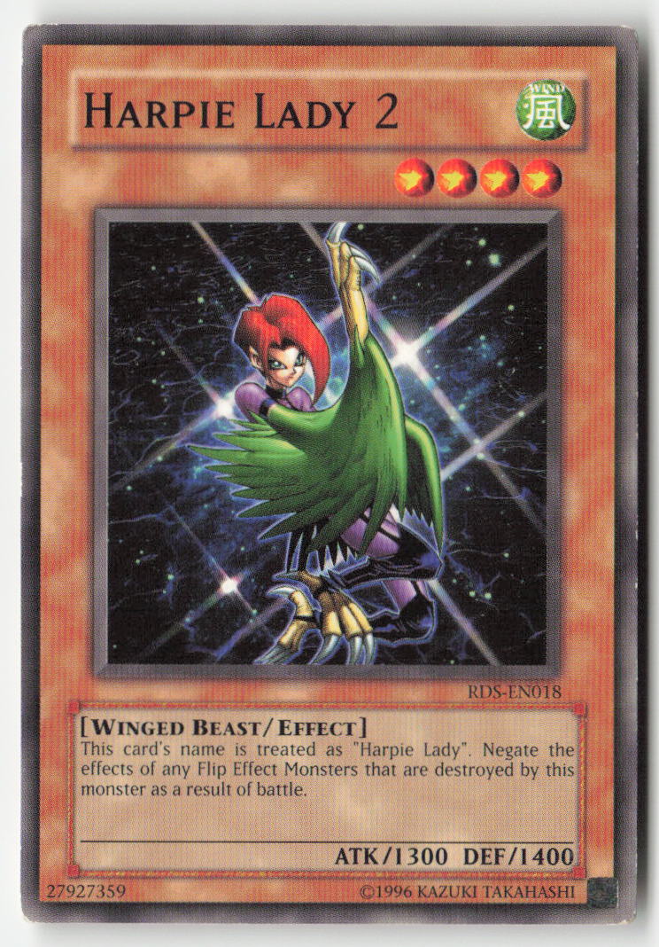 Harpie Lady 2 RDS-EN018 Unlimited Common Moderately Played