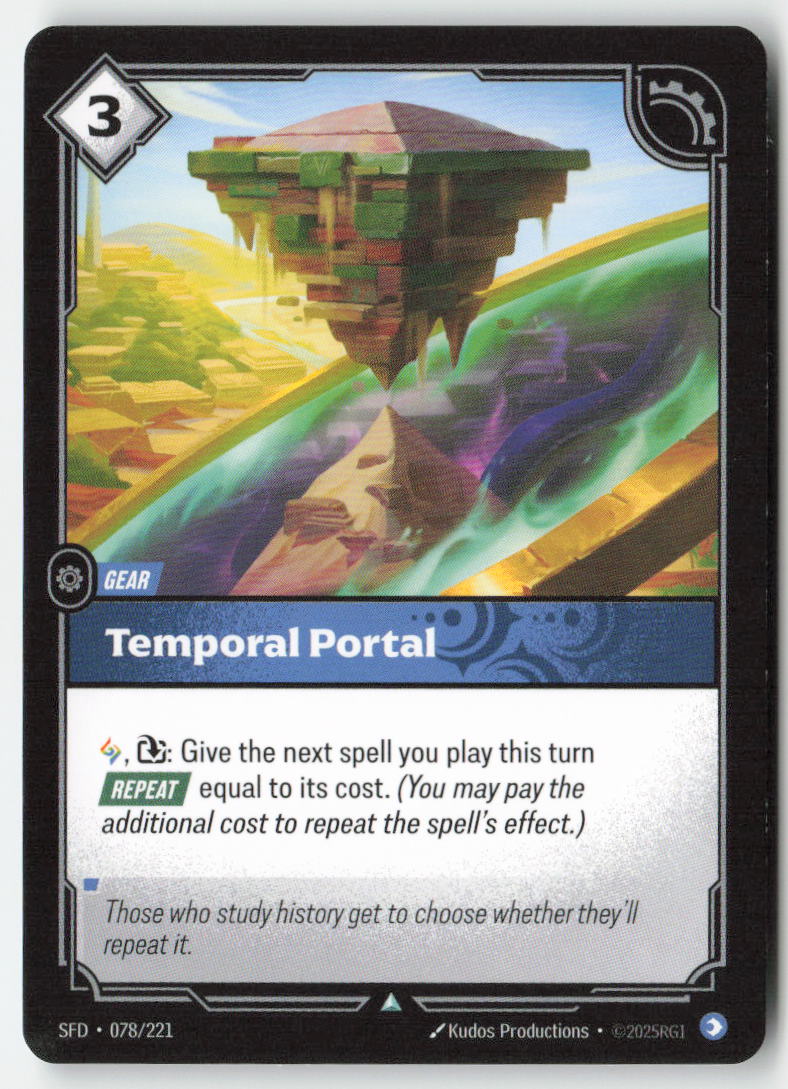 Temporal Portal #078/221 - Spiritforged - Riftbound - Uncommon - Lightly Played