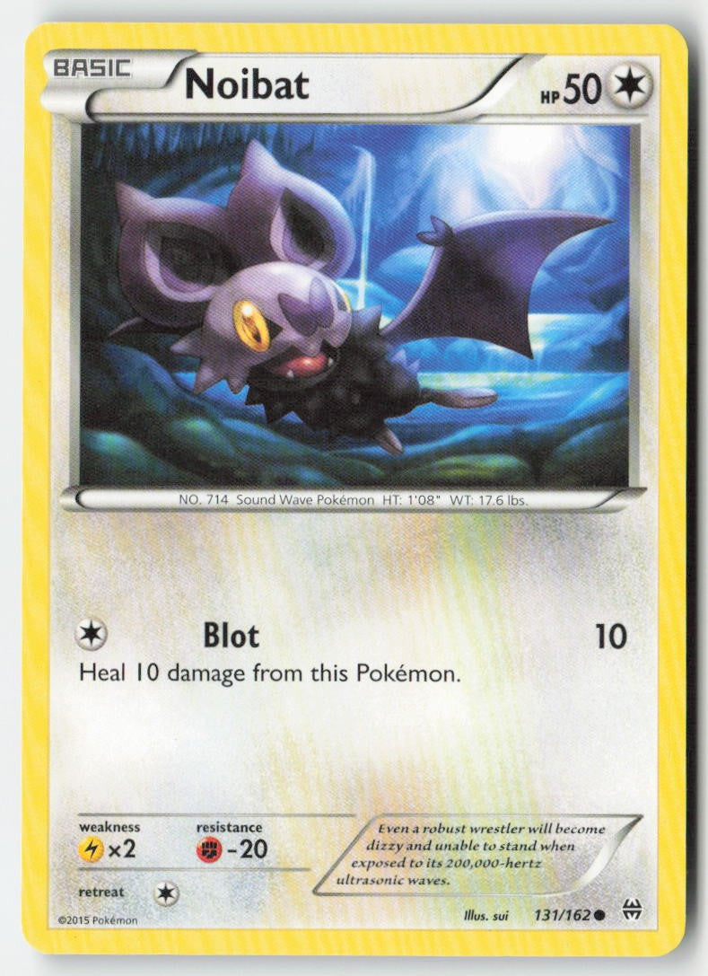 Noibat 131/162 Regular BREAKthrough Moderately Played, Front