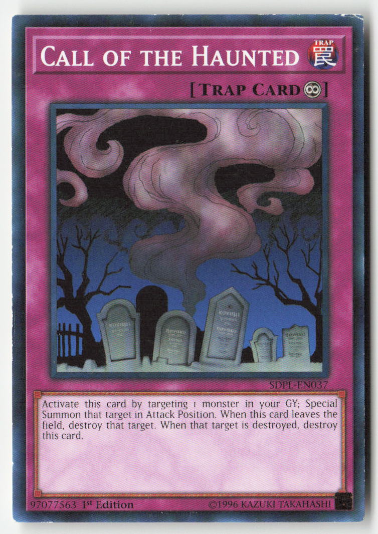 Call of the Haunted SDPL-EN037 1st Edition Common Moderately Played