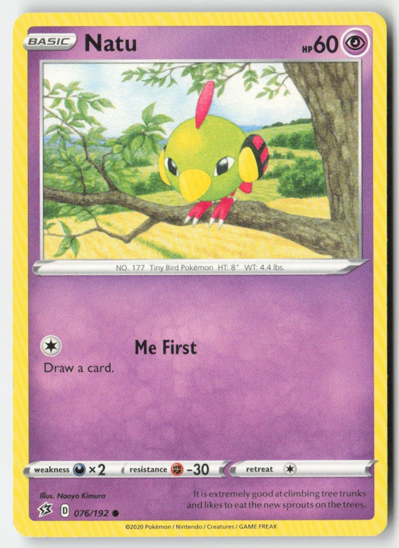 Natu 76/192 Regular Rebel Clash Moderately Played