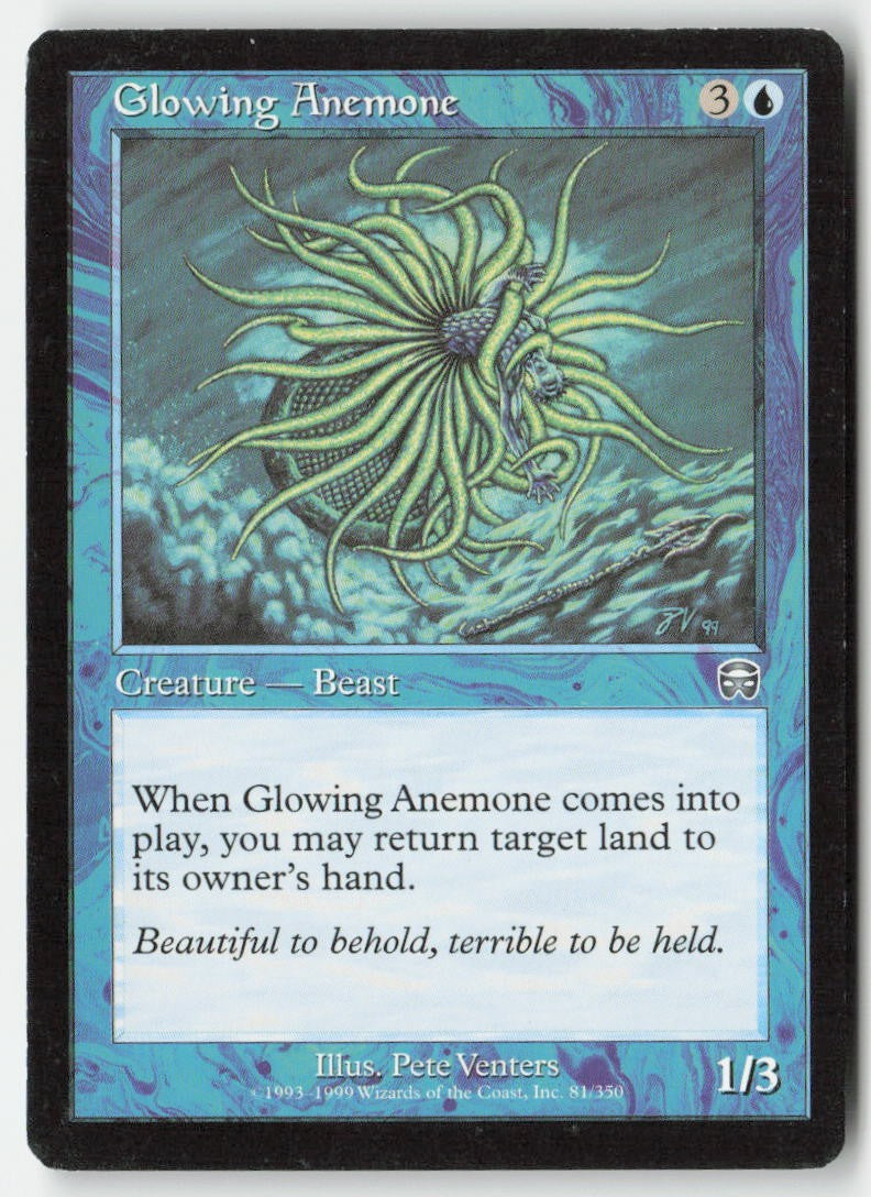 Glowing Anemone MMQ 81 Uncommon Moderately Played
