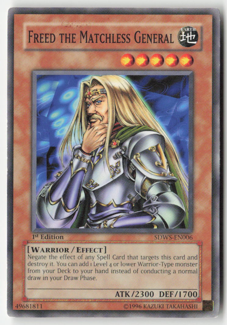 Freed the Matchless General SDWS-EN006 1st Edition Common Moderately Played, Front