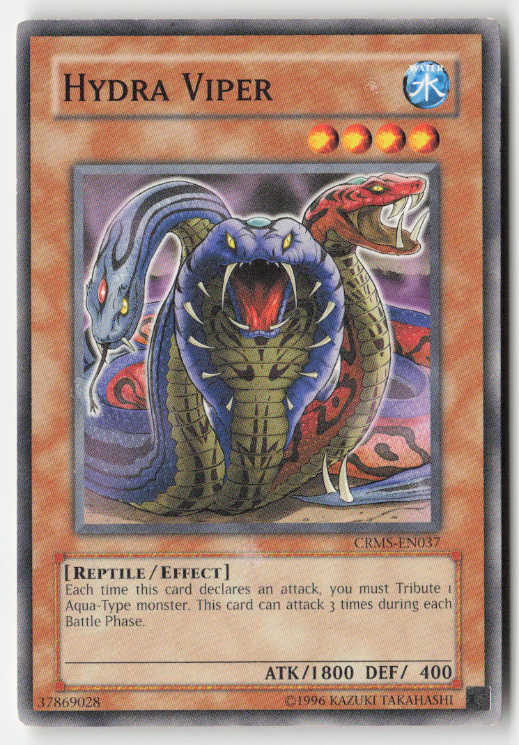 Hydra Viper CRMS-EN037 Unlimited Common Moderately Played, Front