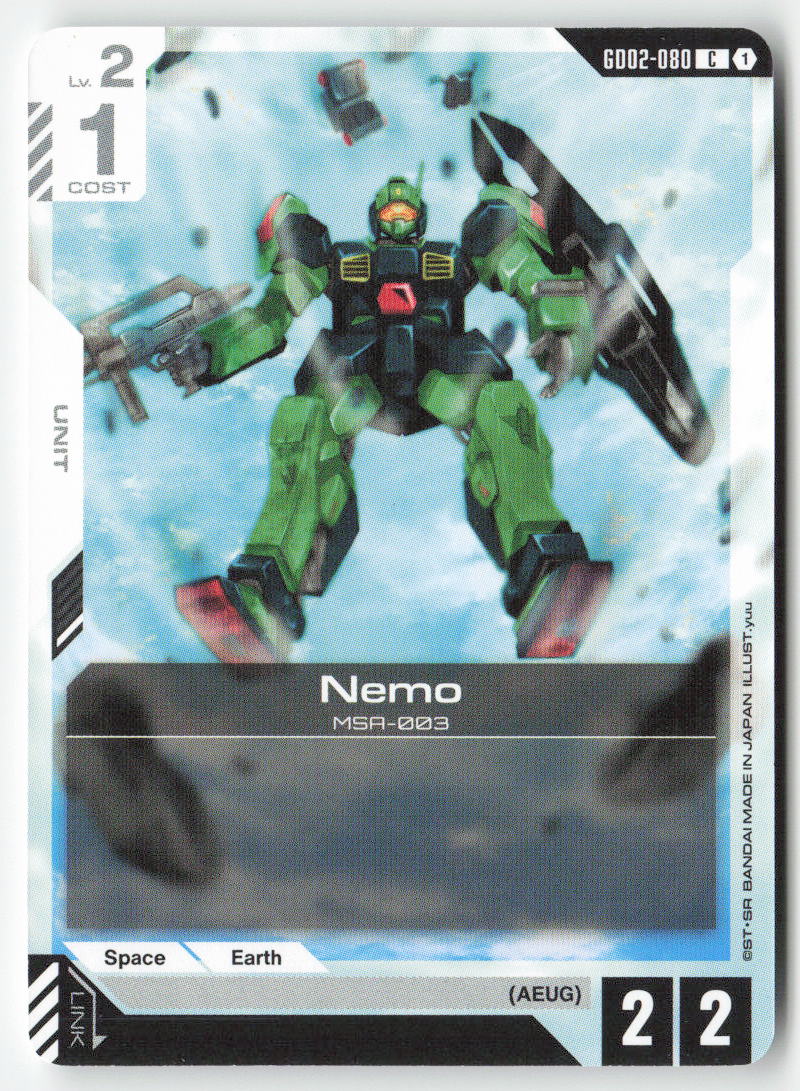 Nemo GD02-080 Common Normal Lightly Played