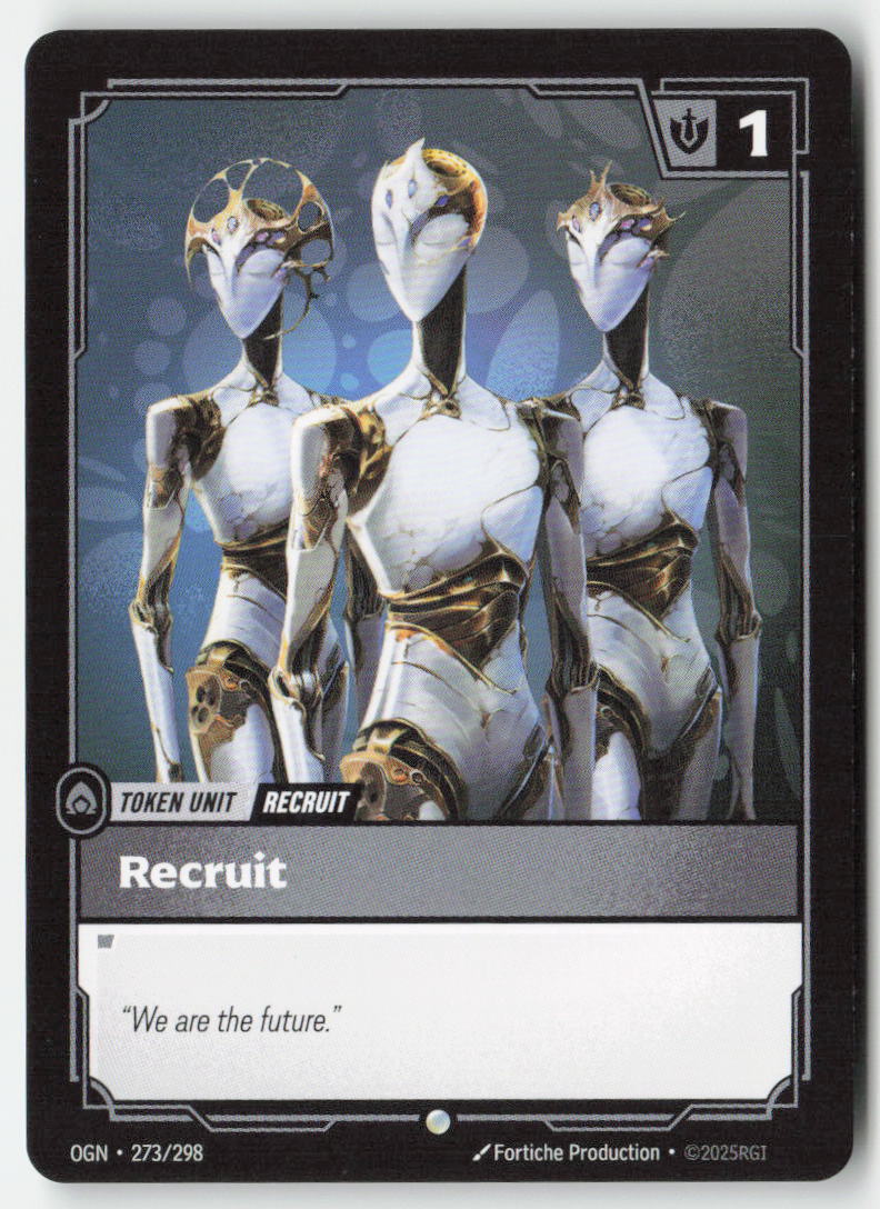Recruit // Buff #273/298 - Origins - Riftbound - Common - Lightly Played