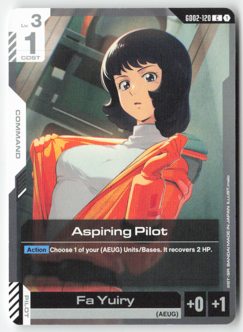 Aspiring Pilot GD02-120 Common Normal Lightly Played
