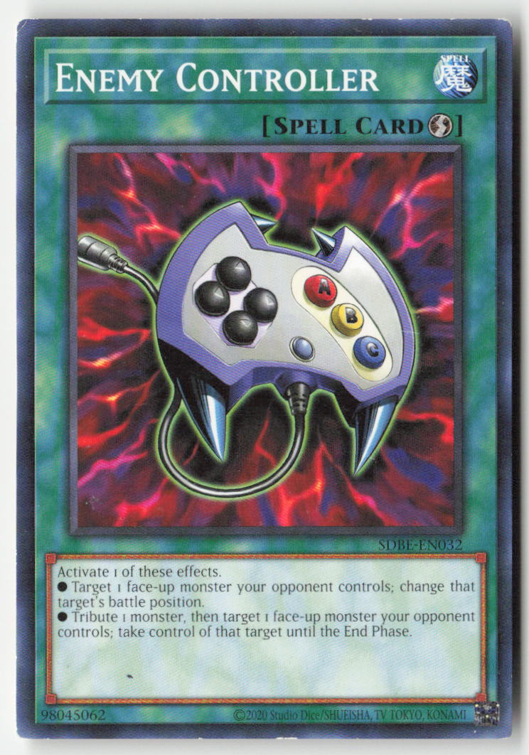 Enemy Controller (2020 Reprint) SDBE-EN032 Unlimited Common Moderately Played, Front