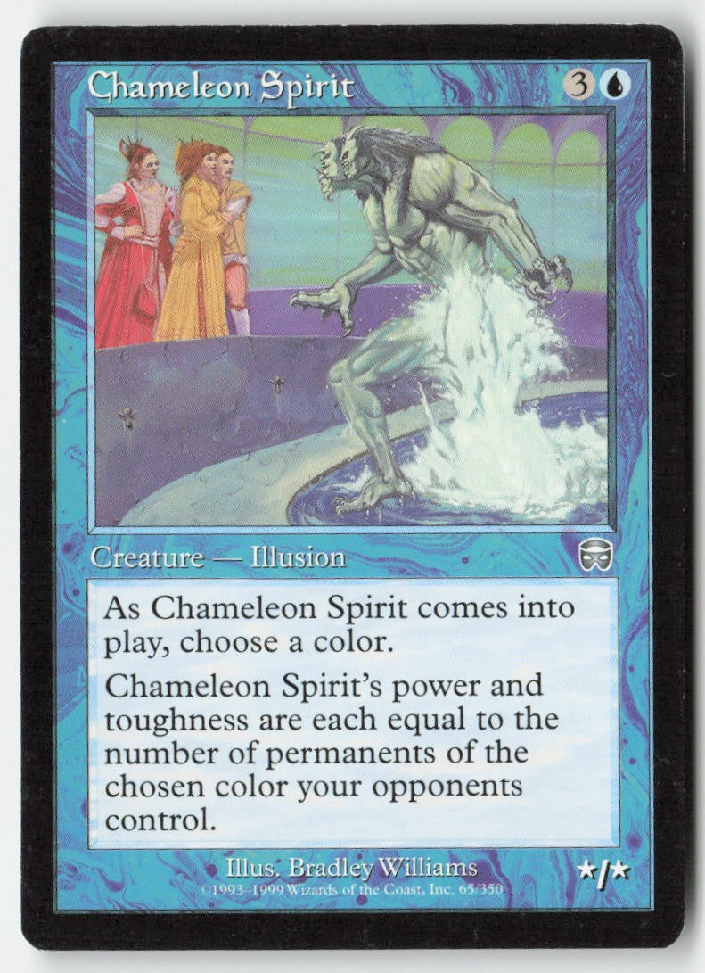 Chameleon Spirit MMQ 65 Uncommon Moderately Played, Front