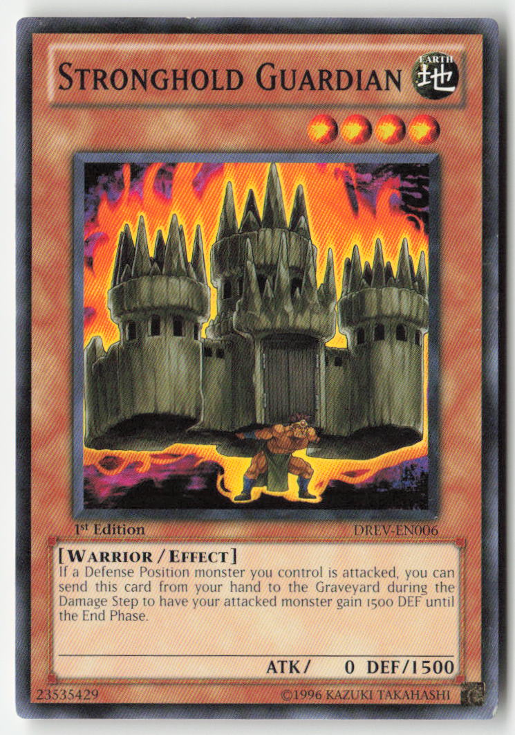 Stronghold Guardian DREV-EN006 1st Edition Common Moderately Played