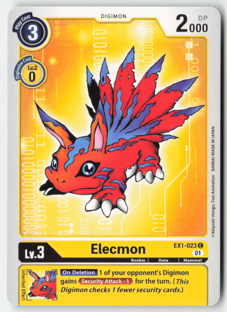 Elecmon EX1-023 Normal Common Near Mint, Front