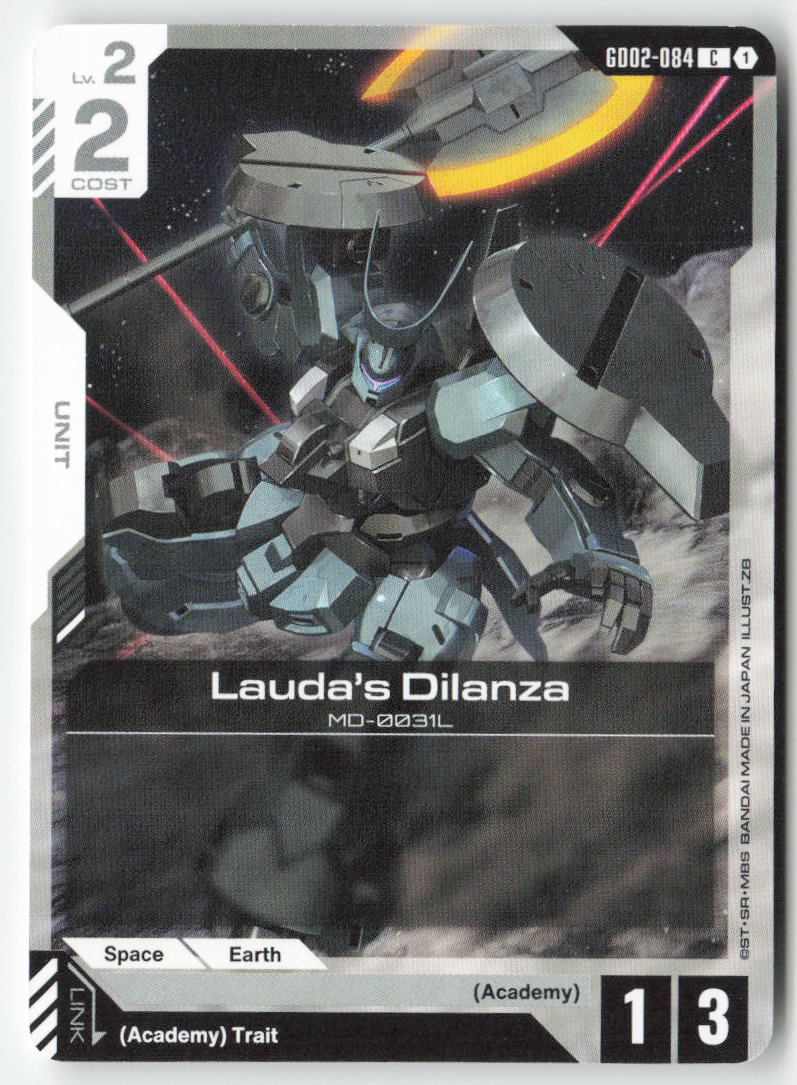 Lauda's Dilanza GD02-084 Common Normal Lightly Played