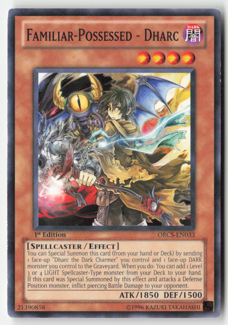 Familiar-Possessed - Dharc ORCS-EN033 1st Edition Common Moderately Played, Front