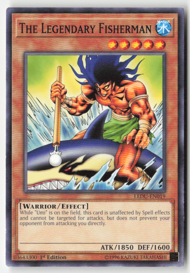 The Legendary Fisherman LEDU-EN019 1st Edition Common Moderately Played