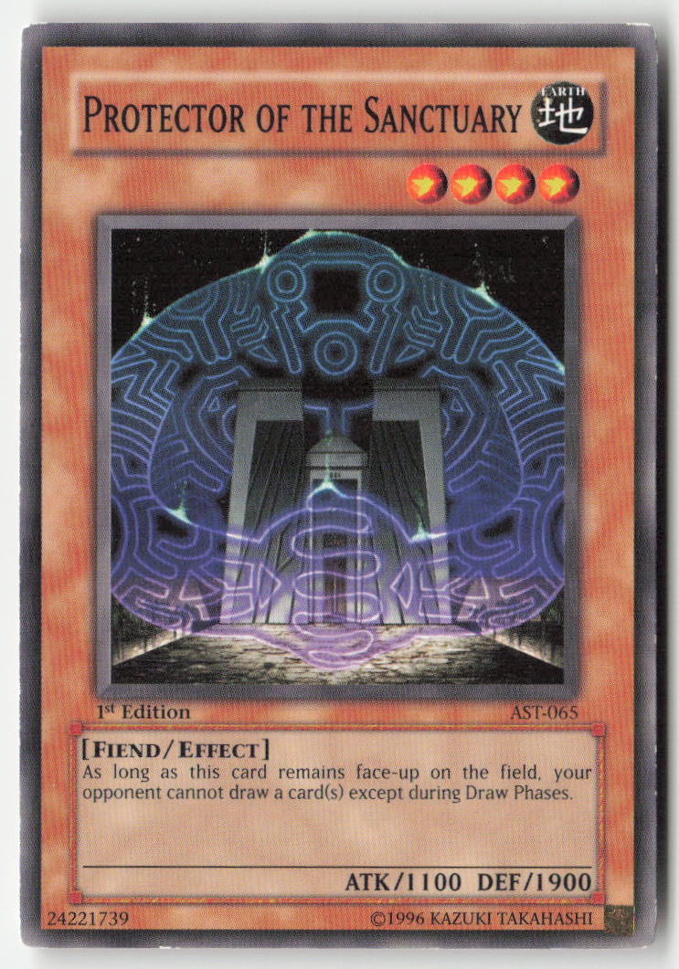 Protector of the Sanctuary AST-065 1st Edition Common Moderately Played