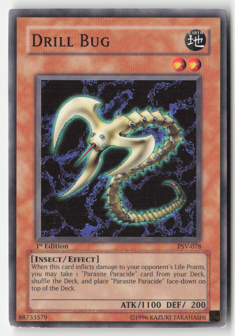Drill Bug PSV-078 1st Edition Common Moderately Played, Front