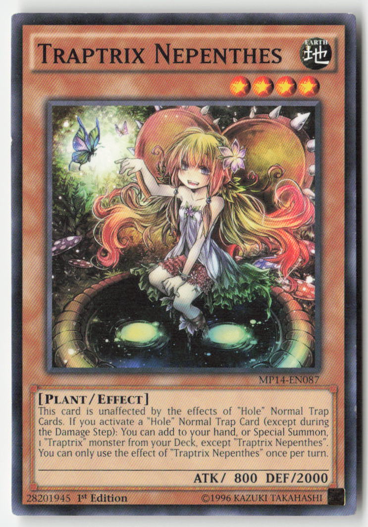 Traptrix Nepenthes MP14-EN087 1st Edition Common Moderately Played