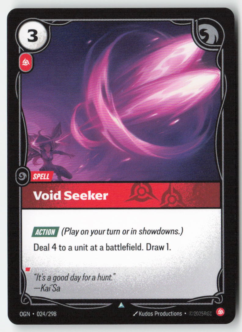 Void Seeker #024/298 - Origins - Riftbound - Uncommon - Lightly Played
