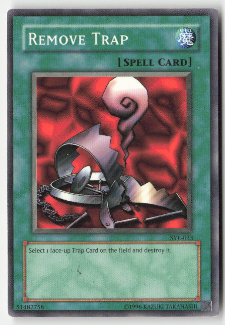 Remove Trap SYE-033 Unlimited Common Moderately Played, Front