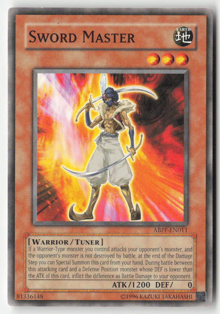 Sword Master ABPF-EN011 Unlimited Common Moderately Played