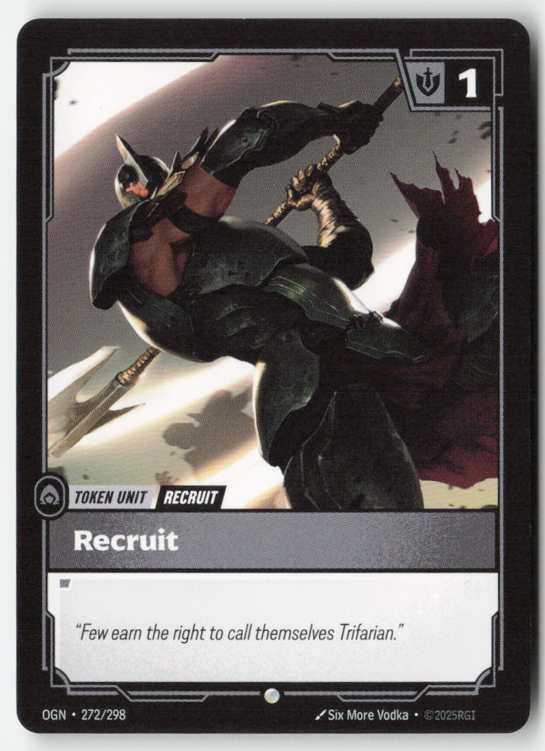 Recruit // Buff #272/298 - Origins - Riftbound - Common - Lightly Played