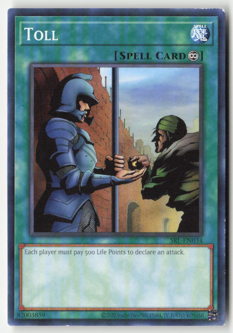 Toll (25th Anniversary) SRL-EN034 Unlimited Common Moderately Played, Front